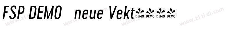 FSP DEMO   neue Vekt字体转换
